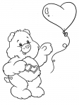 Ведмедик - кохання і повітряна кулька