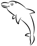 Як намалювати дельфіна